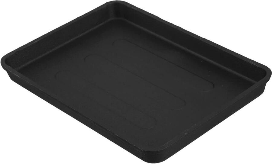 Gietijzeren Grillplaat Bakplaat Teppanyaki Buiten Koken Voor Alle Warmtebronnen 900 Gram Zwart