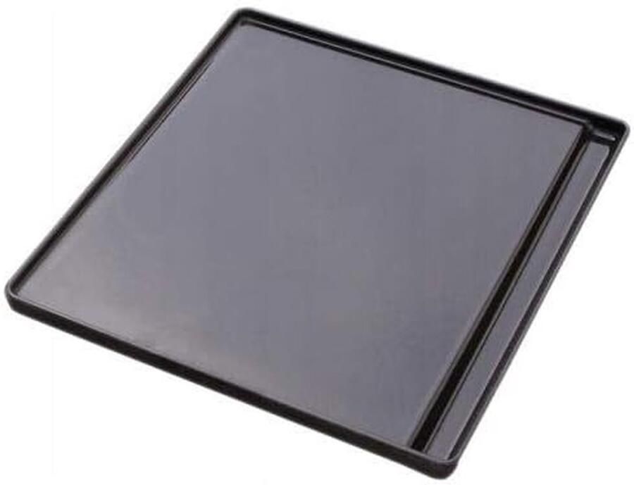 Gietijzeren Grillplaat Glad 42x40cm Ideaal voor Barbecue en Gezond Grillen