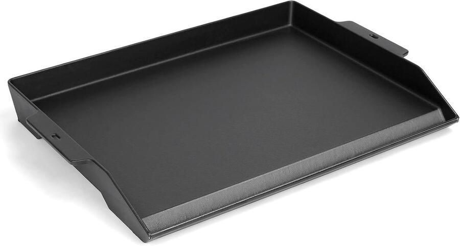 Gietijzeren Plancha Grillplaat Universele Bakplaat Buiten Koken Grote Afmeting 586 x 405 cm Zwart