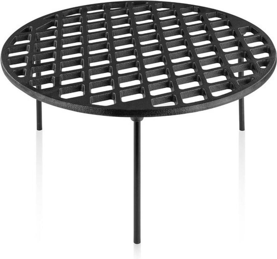 Gietijzeren Grillrooster 40 cm Multifunctioneel Rooster voor Grillen en Dutch Oven