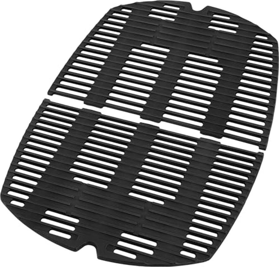 Gietijzeren Grillrooster 60 x 40 cm voor BBQ en Grill – Geëmailleerd Kookaccessoire