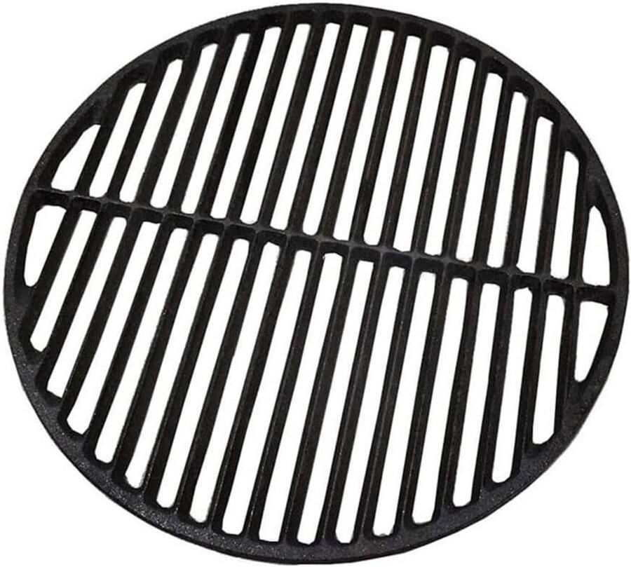 Gietijzeren Grillrooster Barbecue Accessoire Buiten Koken Veelzijdig Gebruik 35 cm Zwart