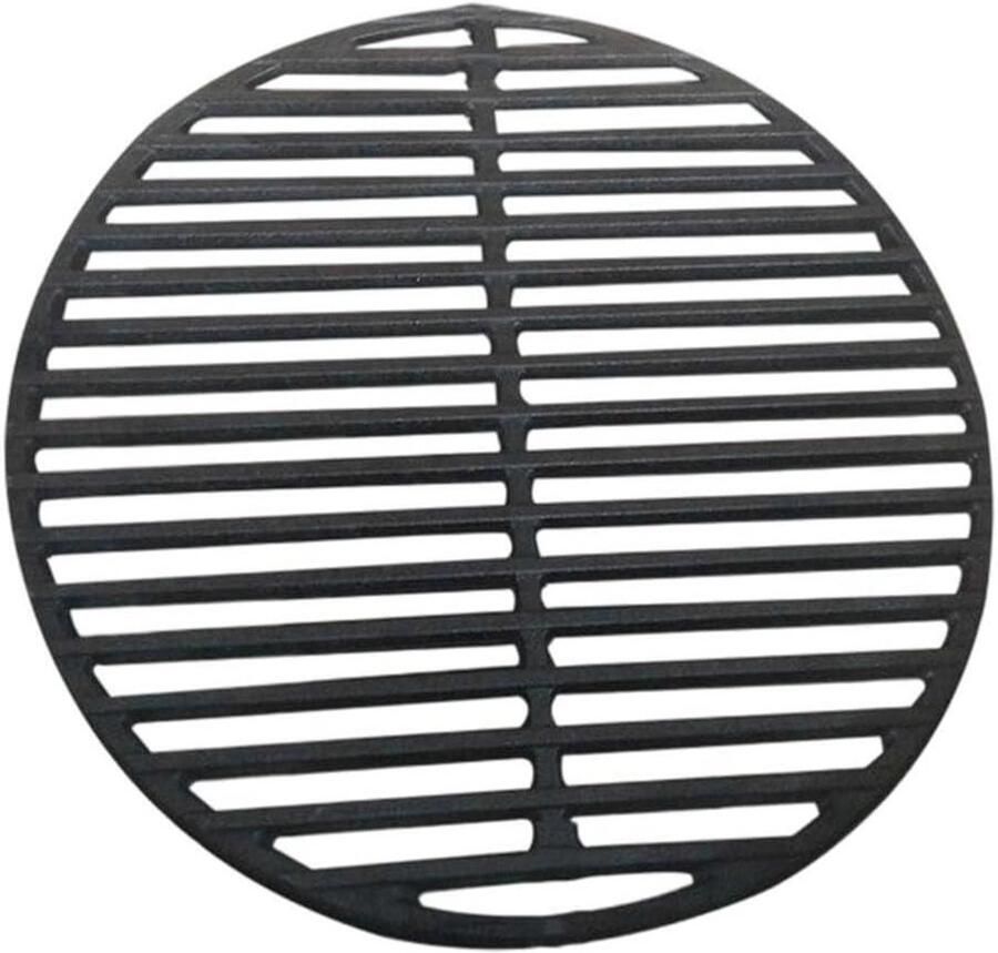 Gietijzeren Grillrooster Barbecue Rooster Buiten Koken Gelijkmatige Warmteverdeling 35 cm Zwart