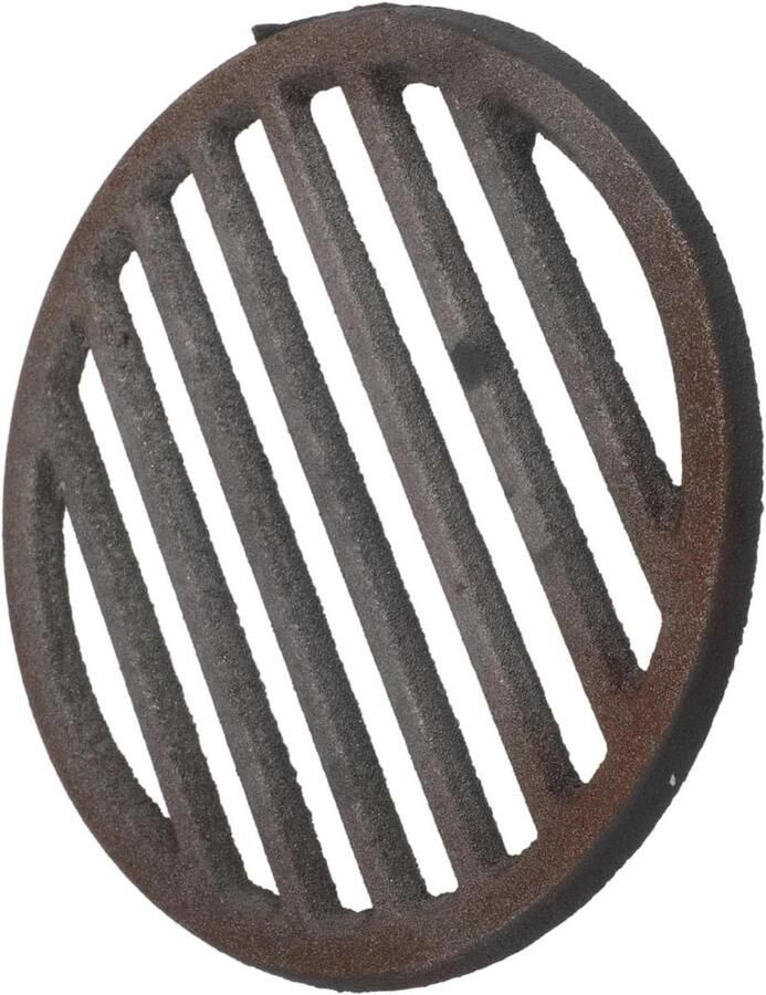 Gietijzeren Grillrooster Barbecue Rooster Buiten Koken Hittebestendig Gietijzer 20 x 20 cm Grijs