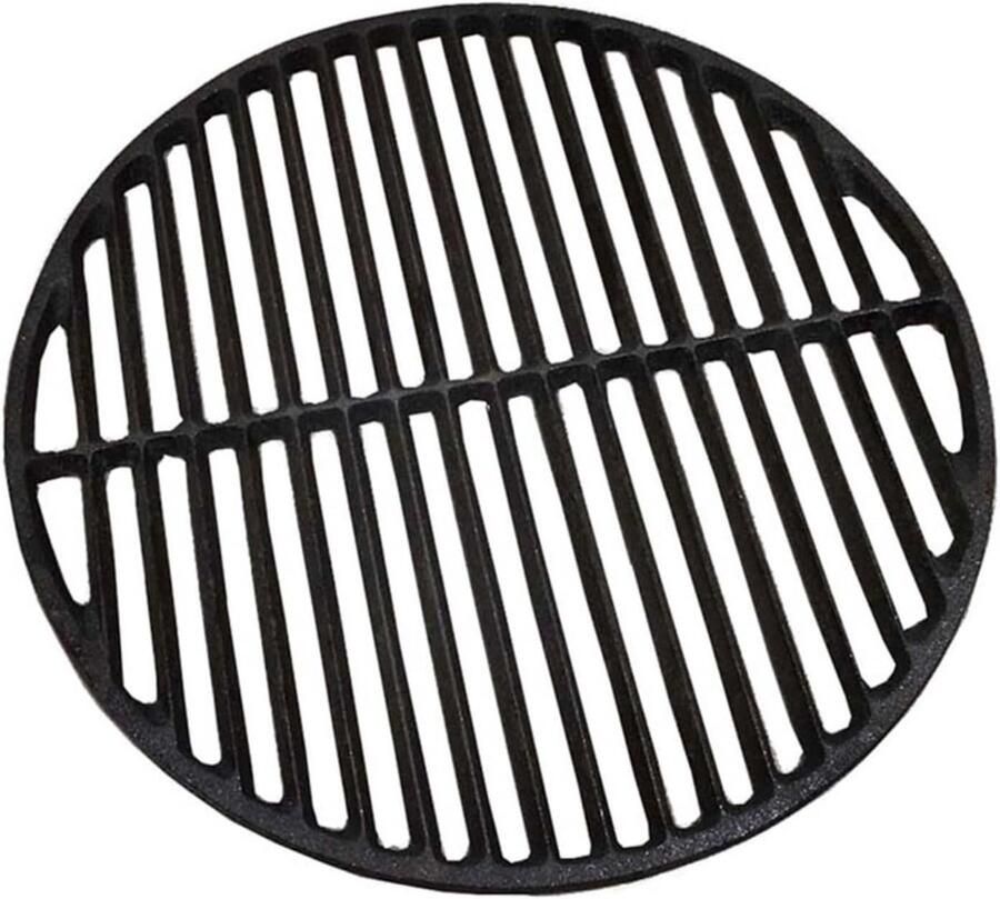 Gietijzeren Grillrooster Barbecue Rooster Buiten Koken Veelzijdig Gebruik 38 cm Zwart