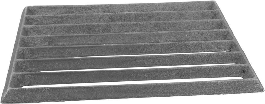 Gietijzeren Grillrooster Barbecue Rooster Kookrooster Buiten Koken Hoge Hittebestendigheid 23.5 x 17.5 cm Zwart