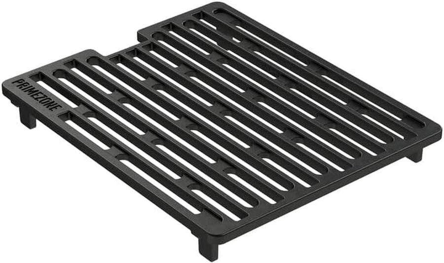 Gietijzeren Grillrooster BBQ Accessoire Intensief Grillen In Hoogte Verstelbaar 24 x 29 cm Zwart