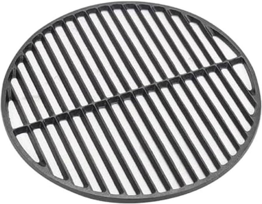 Gietijzeren Grillrooster BBQ Kookrooster Gelijkmatig Roosteren Robuust Gietijzer 25 cm Zwart