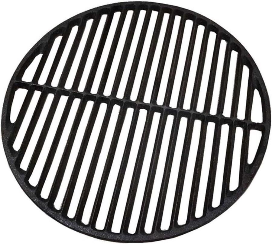 Gietijzeren Grillrooster BBQ Rooster Buiten Koken Gelijkmatige Warmteverdeling 457 cm Zwart