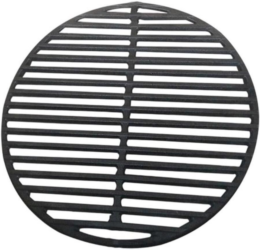 Gietijzeren Grillrooster Rond Rooster BBQ Grillen Veelzijdig Grilloppervlak 30 cm Diameter Zwart