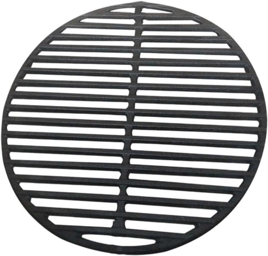 Gietijzeren Grillrooster Rond Rooster BBQ Grillen Veelzijdig Grilloppervlak 30 cm Diameter Zwart