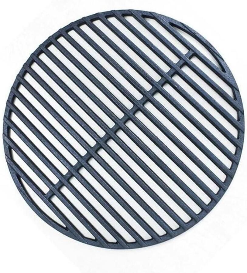 Gietijzeren Grillrooster Ronde BBQ Mat Buiten Koken Gelijkmatige Hitteverdeling 25 cm Zwart