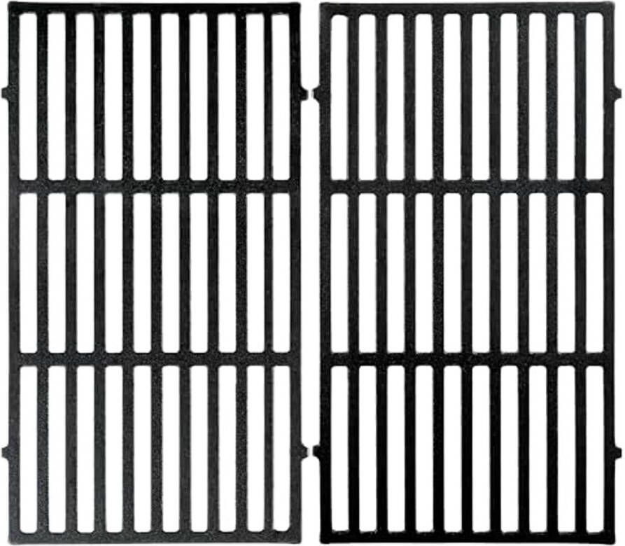 Gietijzeren Grillrooster Set van 2 Perfect voor BBQ Gasgrill en Houtskoolgrill