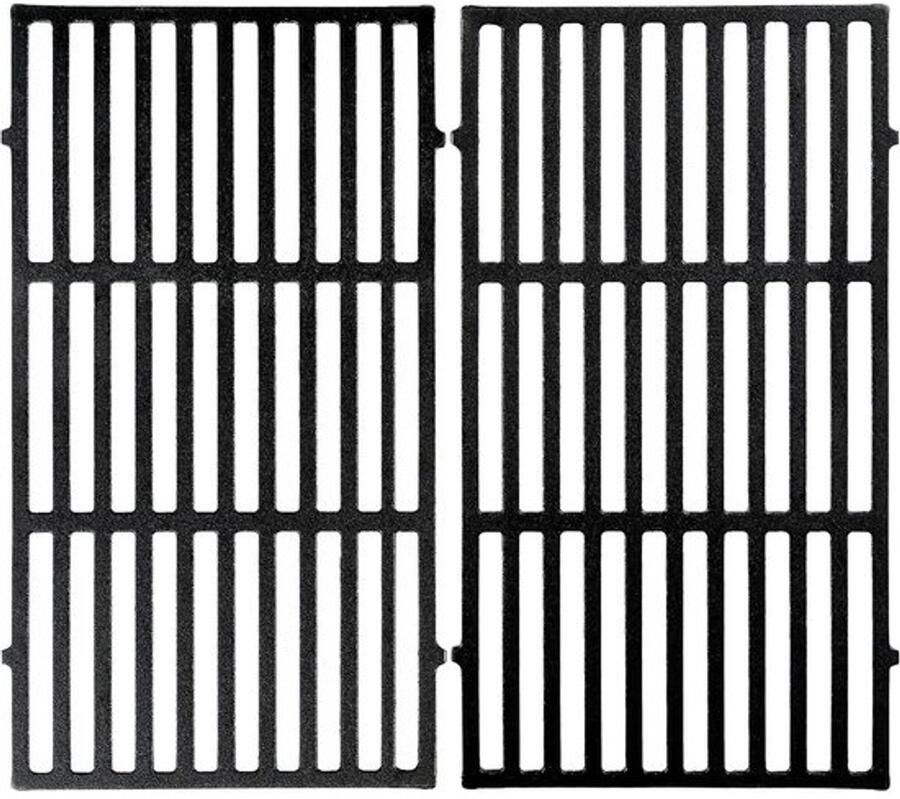 Gietijzeren Grillrooster Set van 2 Perfect voor BBQ Gasgrill en Houtskoolgrill