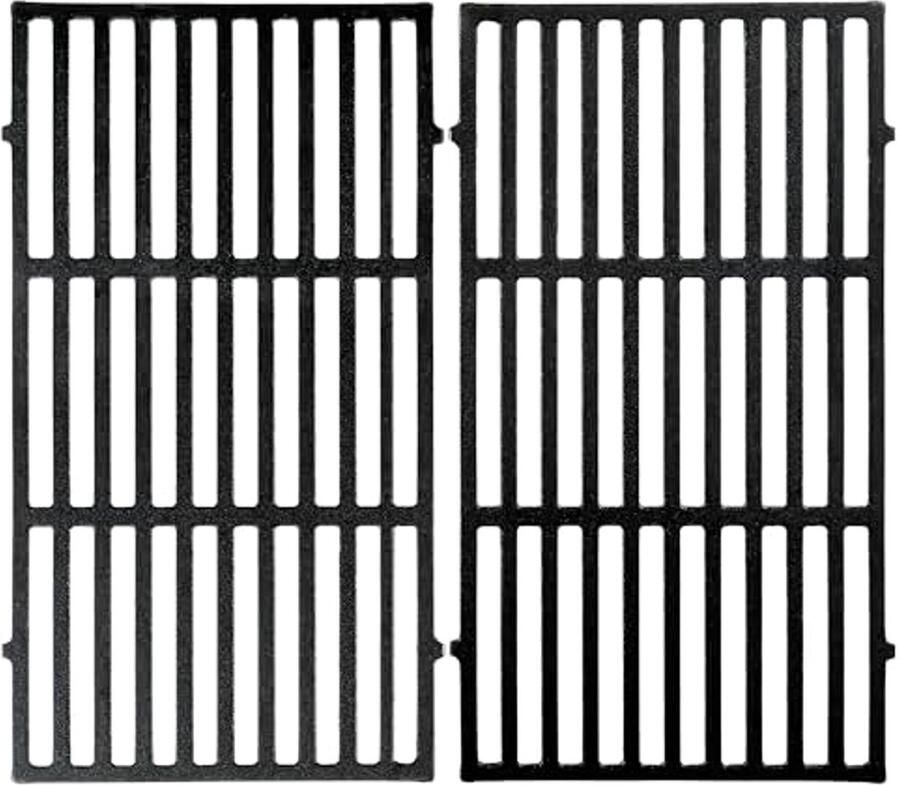 Gietijzeren Grillrooster Set van 2 Perfect voor BBQ Gasgrill en Houtskoolgrill