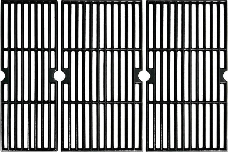 Gietijzeren Grillroosters BBQ Roosters Barbecueën Gelijkmatige Warmteverdeling 3 stuks Zwart