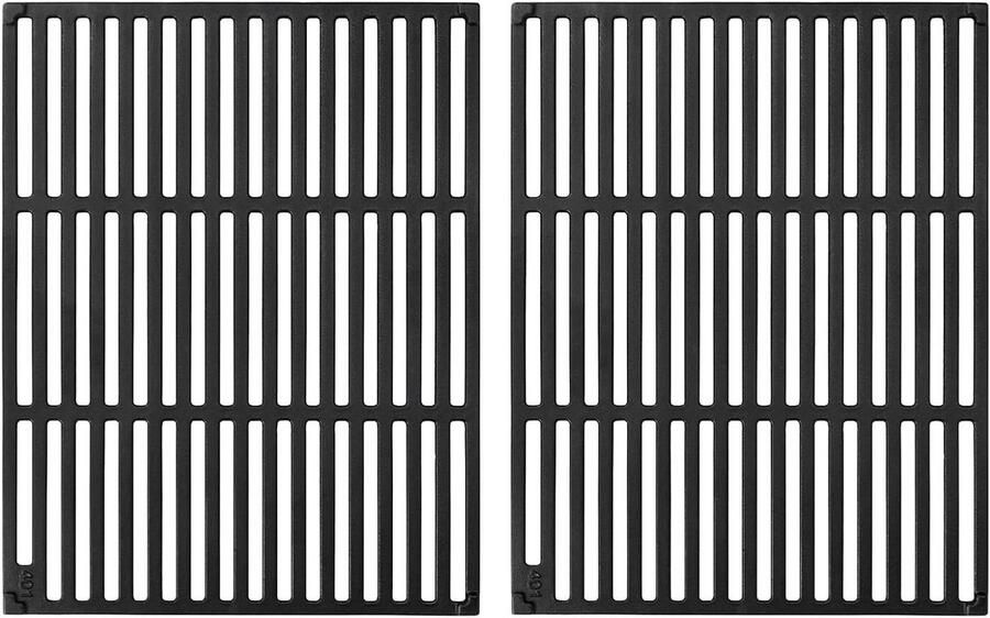 Gietijzeren Grillroosters Reserveonderdelen Barbecueën Set van 2 stuks 45 x 70 cm Gietijzer