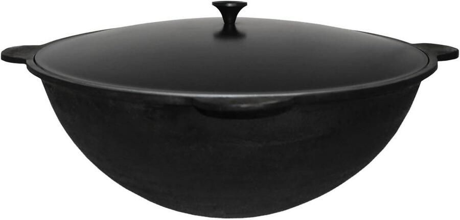 Gietijzeren Kazan 16 Liter Originele Aziatische Dutch Oven met Gladde Binnenkant