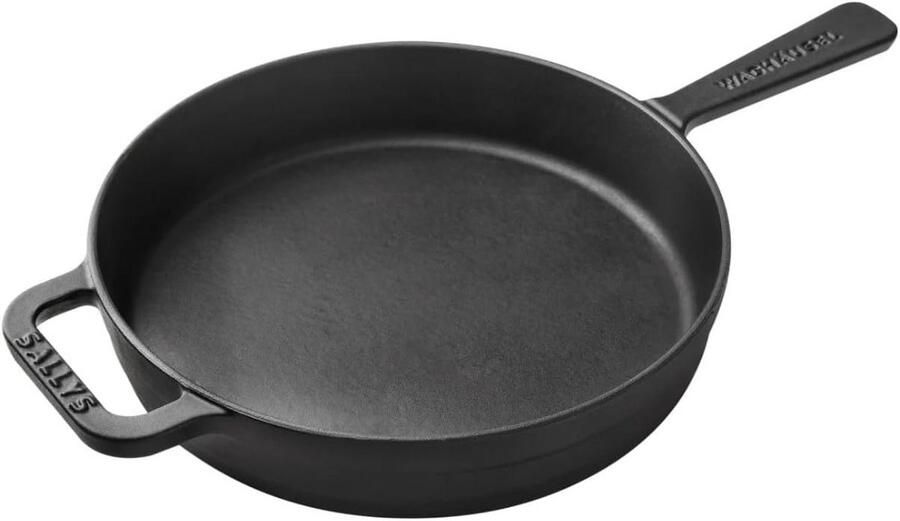 Gietijzeren Koekenpan 24 cm Geschikt voor Grill Oven en Inductie