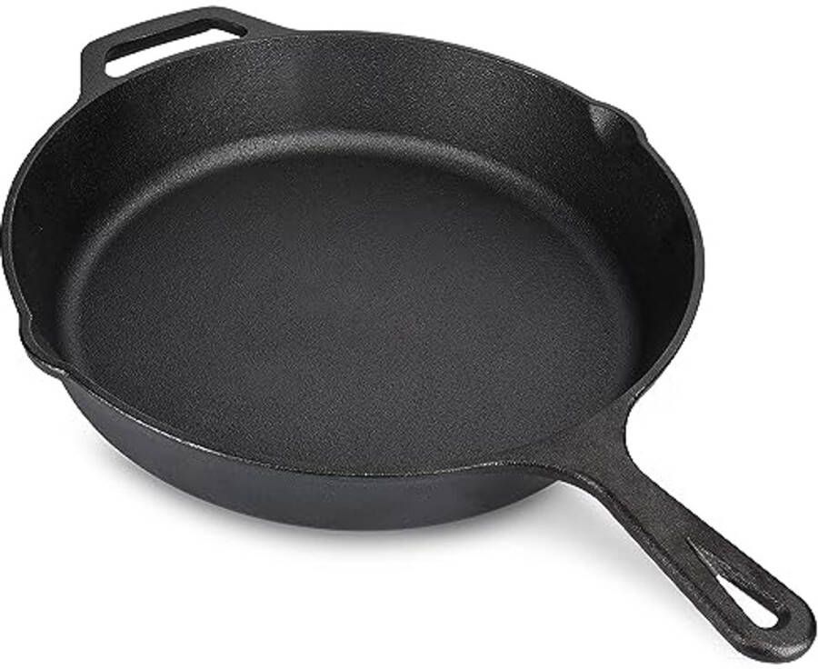 Gietijzeren Koekenpan Ø 25 cm Geschikt voor Alle Warmtebronnen Ovenbestendig tot 260 Graden