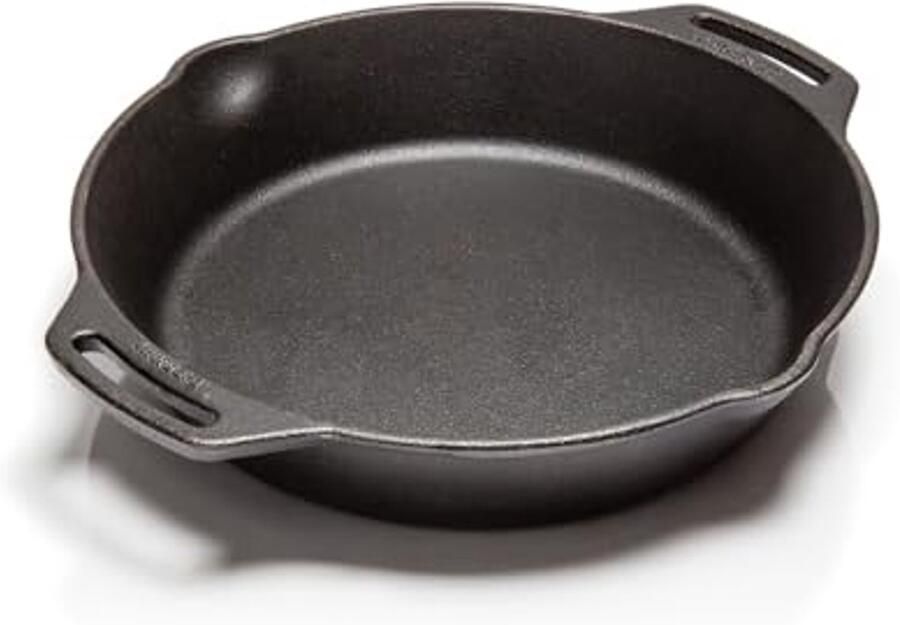 Gietijzeren Koekenpan 25 cm met Handgrepen