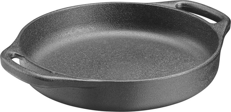 Gietijzeren Koekenpan 26 cm Zwart Duurzaam Bakken