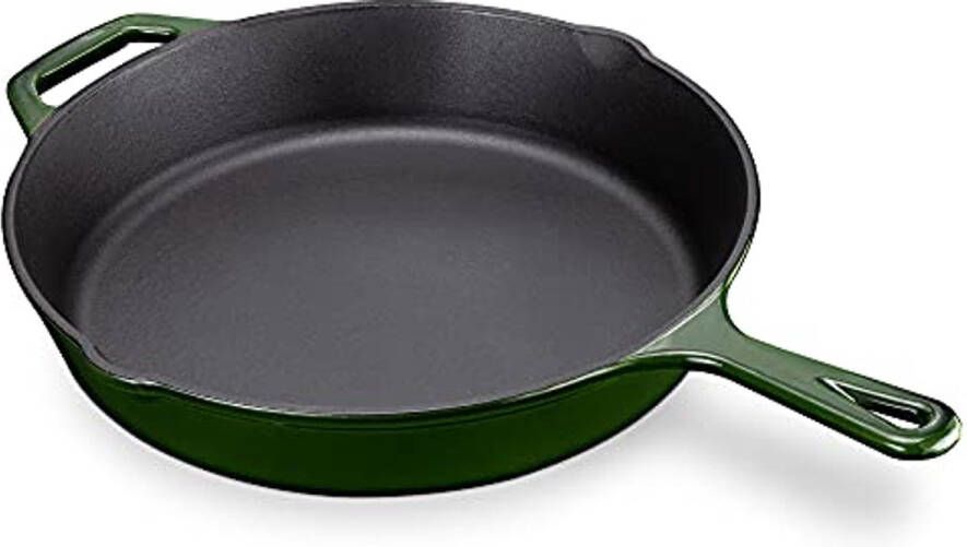 Gietijzeren Koekenpan Ø 30 cm Emailleren Geschikt voor Alle Hittebronnen