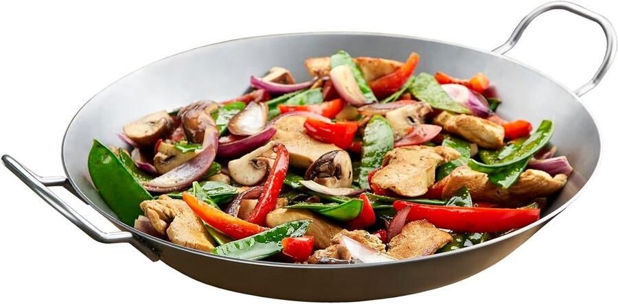Gietijzeren Koekenpan 32 cm Geschikt voor alle fornuizen grill en oven