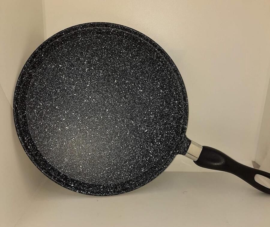 Gietijzeren Koekenpan 32 cm Ideaal voor Vetarm Koken