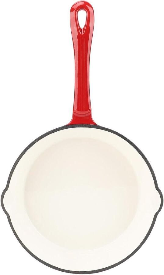 Gietijzeren Koekenpan Antiaanbak Pan Thuis Koken Gelijkmatige Warmte 16 cm Zwart