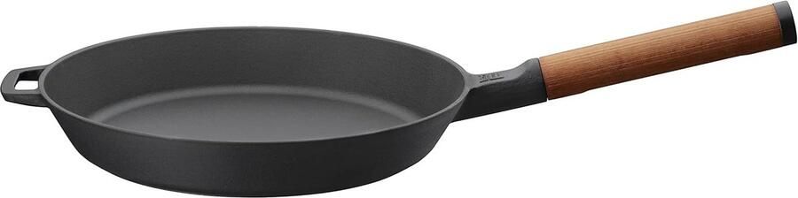 Gietijzeren Koekenpan Bakken en Braden Antikleef Laag 28 cm Standaard