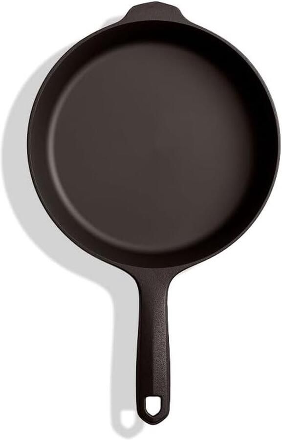 Gietijzeren Koekenpan Gietijzer Dagelijks Koken Lichter en Gladder 8 inch Zwart