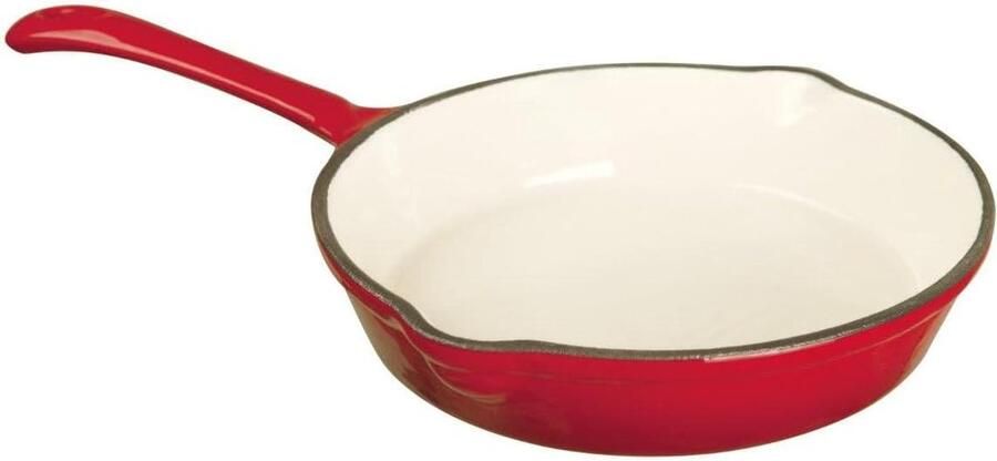 Gietijzeren Koekenpan Gietijzer Koken op Inductie Vooraf Gesezondeerd 20 cm Grijs