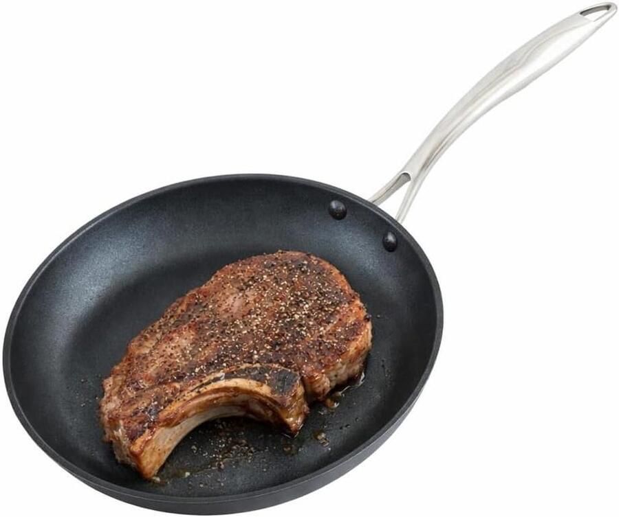 Gietijzeren Koekenpan Lekker Koken Excalibur Coating 24 cm Zwart