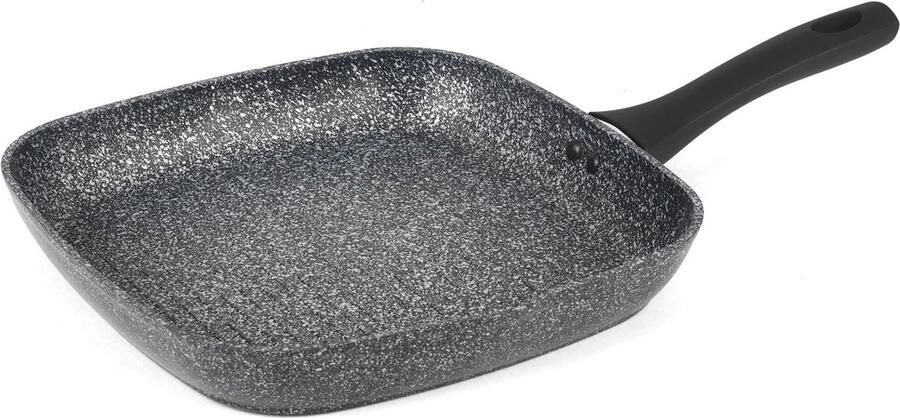 Gietijzeren Koekenpan met Antiaanbaklaag 28cm Geschikt voor Alle Warmtebronnen
