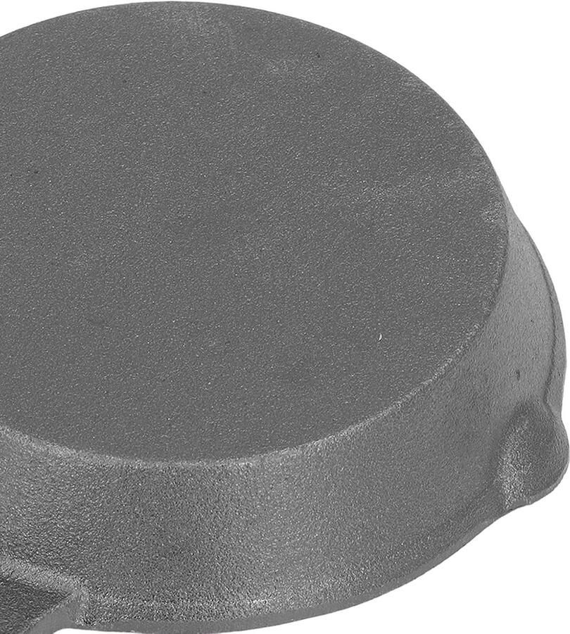 Gietijzeren Koekenpan Mini Pan Kleine Porties Universeel Geschikt 14 Cm Zwart