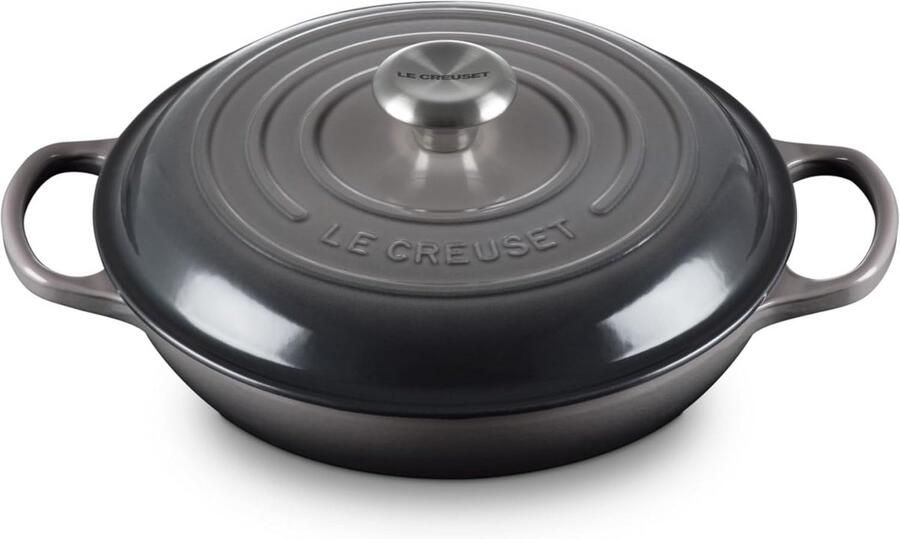 Gietijzeren Koekenpan Ondiep Grijs 26 cm