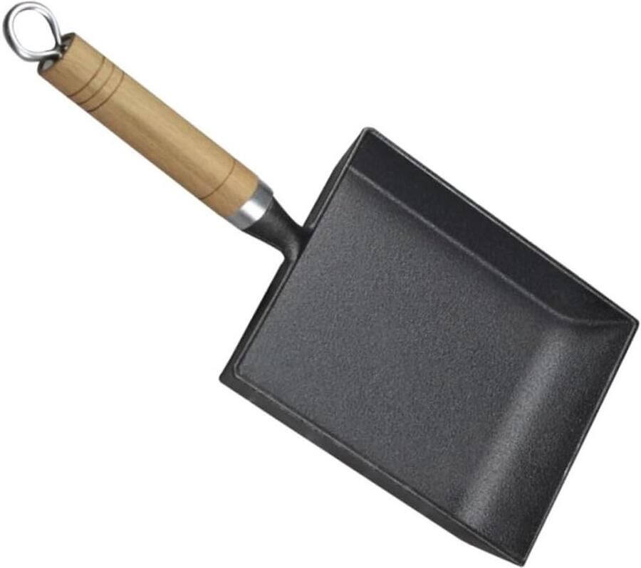 Gietijzeren Koekenpan Pannenkoek Lekker Koken Non-stick Coating 37x15x2.6 cm Assorti