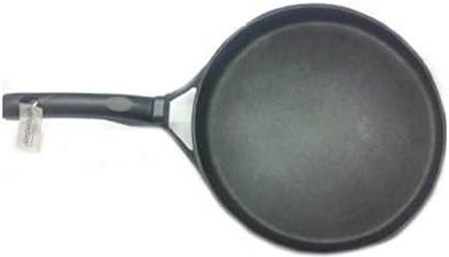 Gietijzeren Koekenpan Platte Koekenpan Pannenkoeken Bakken Dubbele Anti-aanbaklaag 28 cm Zwart