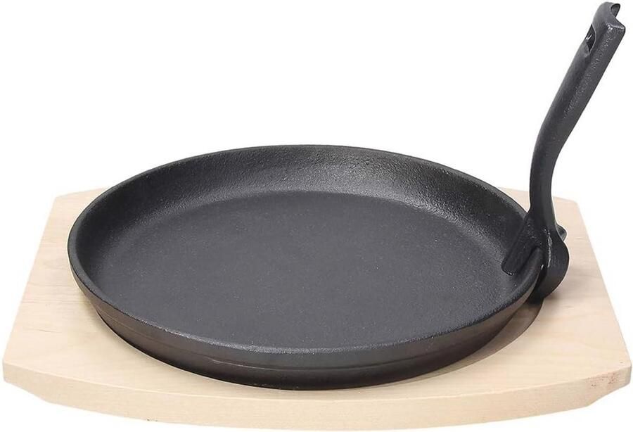 Gietijzeren Koekenpan voor Inductie Duurzaam en Ergonomisch