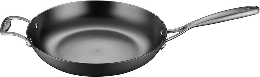 Gietijzeren Koekenpan Zwart Koken en Bakken 50% Lichter Gietijzer 28 cm Zwart