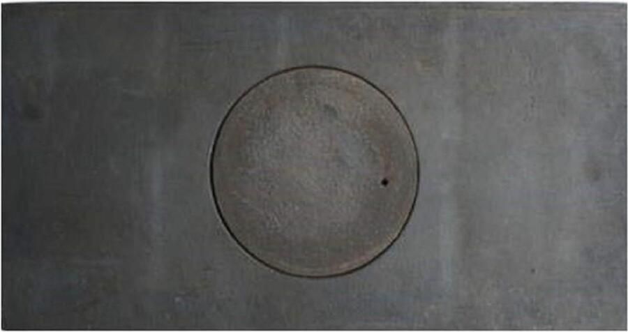 Gietijzeren Kookplaat Ovenplaat Fornuisplaat Koken Bakken Grillen Gelijkmatige Warmteverdeling 63 x 315 cm Grijs