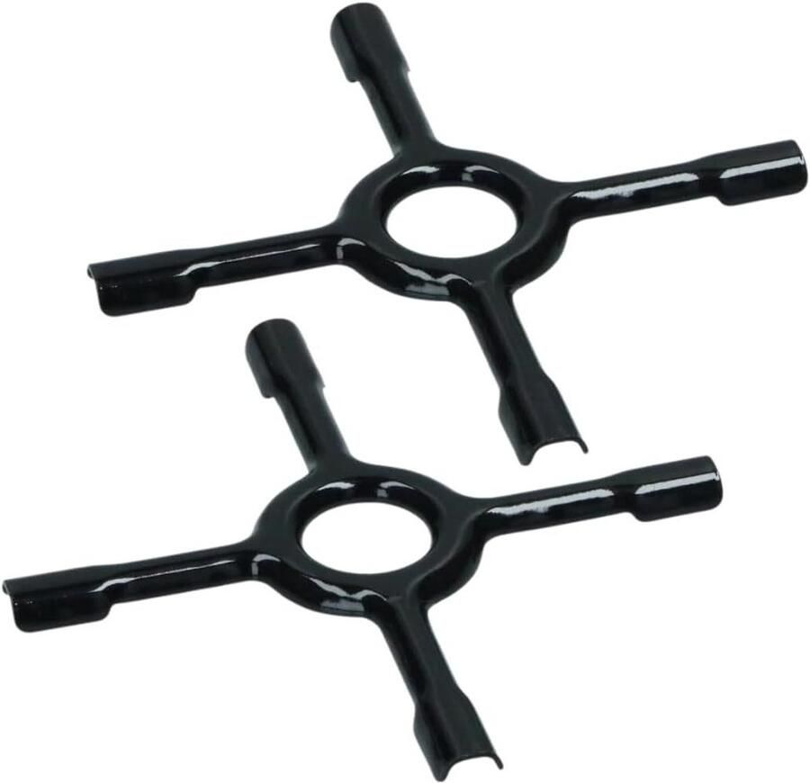 Gietijzeren Kookplaat Trivet Panhouder Moka Pot Kleine Pannen Stabiliseren Set van Twee 150 x 150 mm