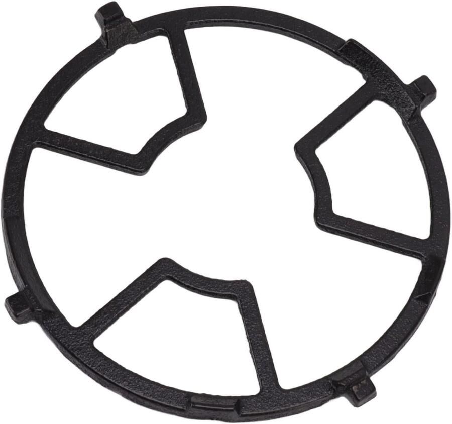 Gietijzeren Kookring Pannenhouder Diffusor Gelijkmatig Koken Verstelbare Pannendrager Min 8cm Diameter Rood