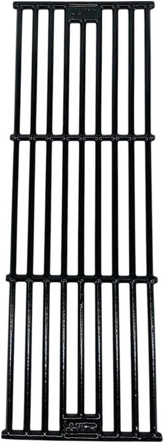 Gietijzeren Kookrooster Grillrooster Vervanging Barbecueën Buiten Gegoten Gietijzer 50x17 cm Zwart