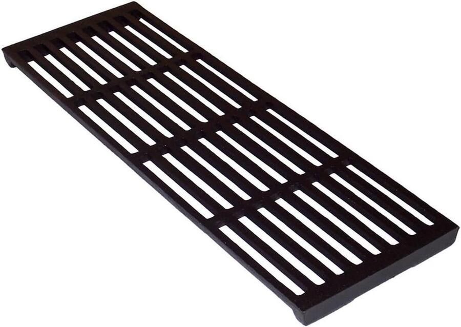 Gietijzeren Kookrooster Grillrooster Vervanging Barbecueën Mat Gietijzer 19 x 6 inch Zwart