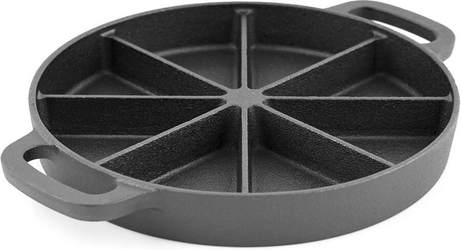 Gietijzeren maïsbroodpan met 8 grillzones Perfect voor grillen en bakken
