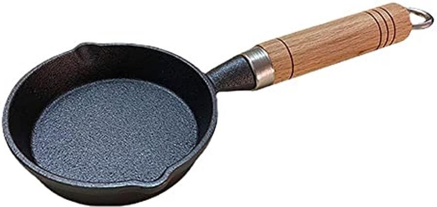 Gietijzeren Mini Koekenpan Met Hittebestendige Handgreep Perfect Voor Fajitas Omeletten Tapas En Desserts 15CM