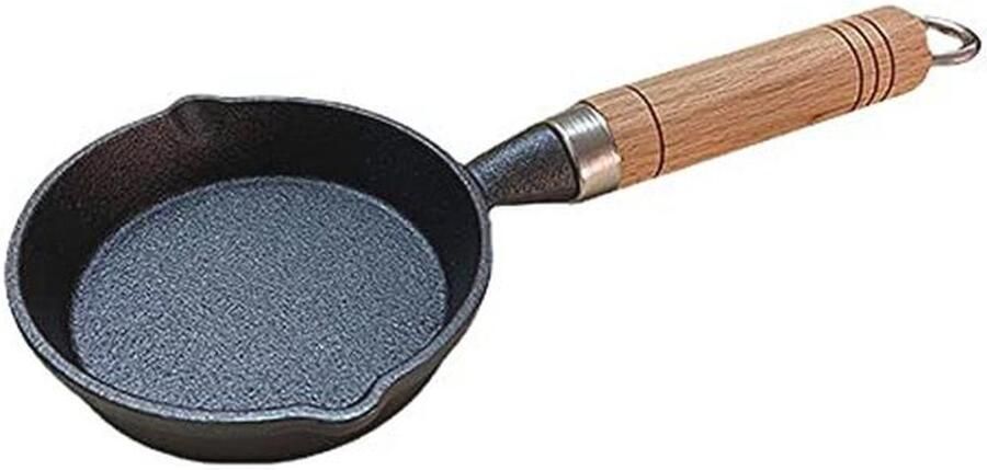 Gietijzeren Mini Koekenpan Met Hittebestendige Handgreep Perfect Voor Fajitas Omeletten Tapas En Desserts 15CM