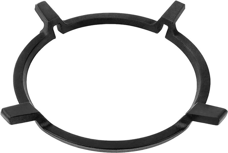 Gietijzeren Onderzetter Panhouder Kookplaat Stabiel Koken Veelzijdige Compatibiliteit 17.7 cm Buitendiameter Zwart